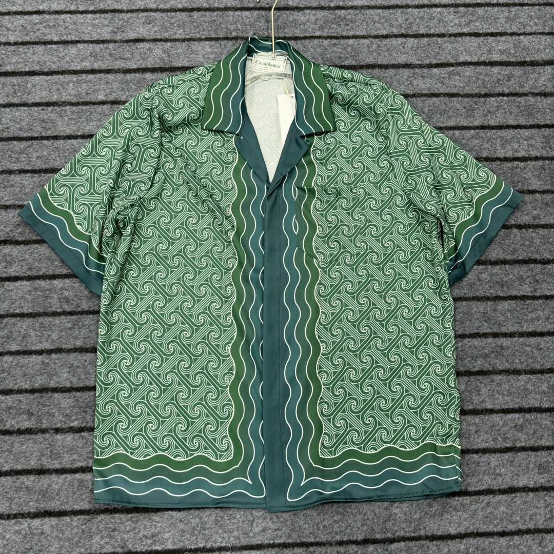 Casablanca Column-monogram Shirt  - FashionPlug