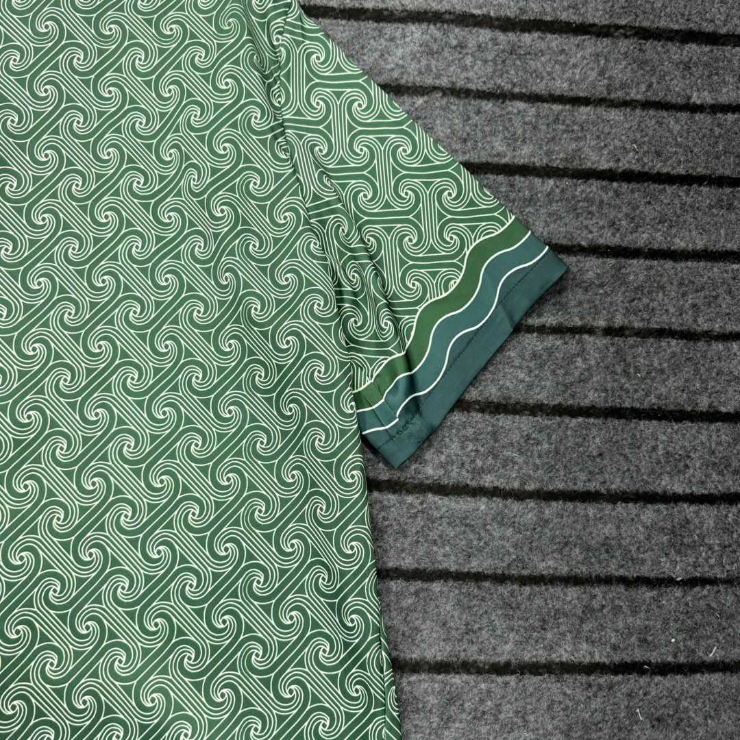 Casablanca Column-monogram Shirt  - FashionPlug