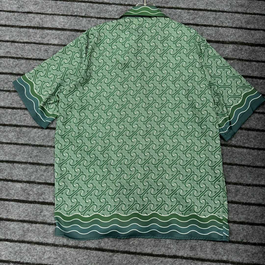 Casablanca Column-monogram Shirt  - FashionPlug