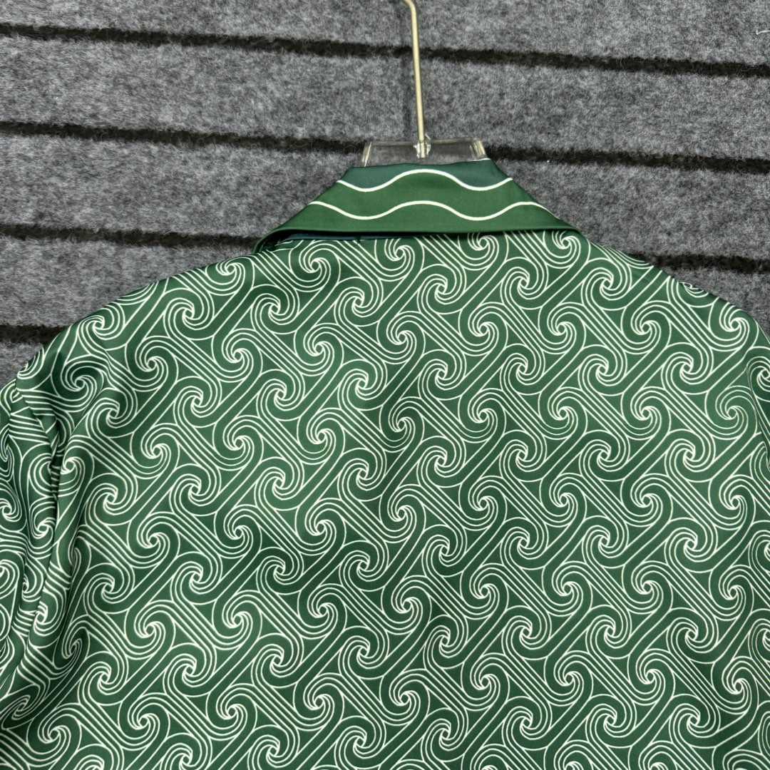 Casablanca Column-monogram Shirt  - FashionPlug