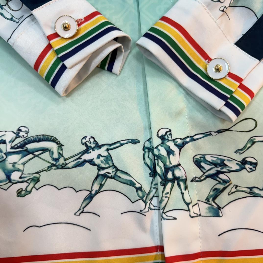 Casablanca La Deesse Du Stade Shirt - FashionPlug