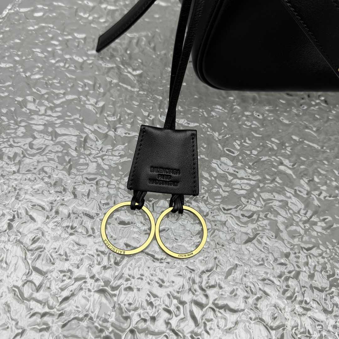 Balenciaga Bel Air Small Shoulder Bag In Black  - FashionPlug