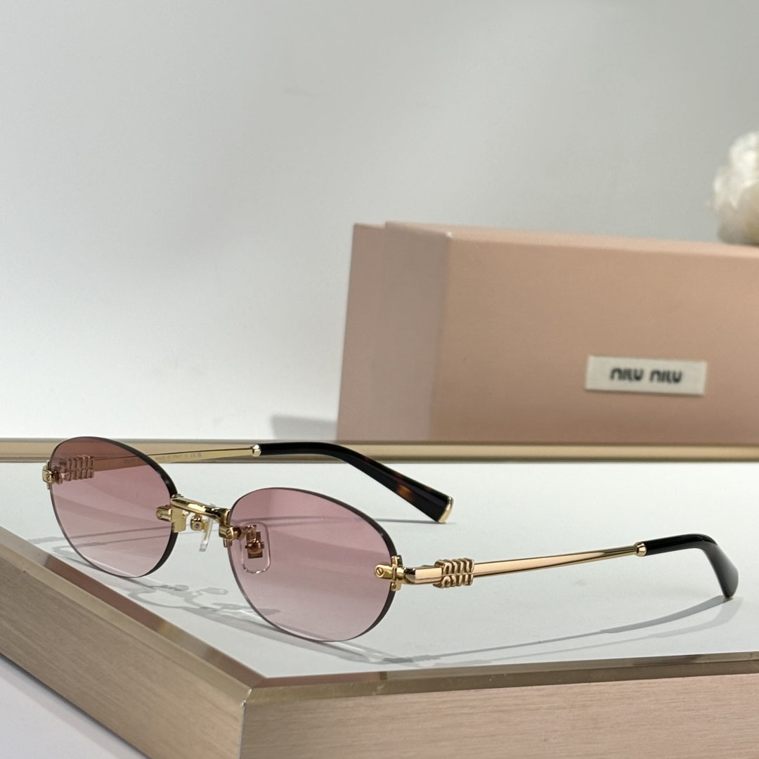 Miu Miu Logo Sunglasses - FashionPlug