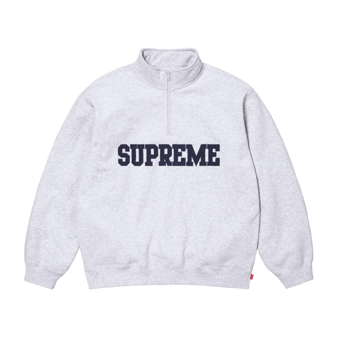 Supreme Collegiate Half Zip Pullover - FashionPlug
