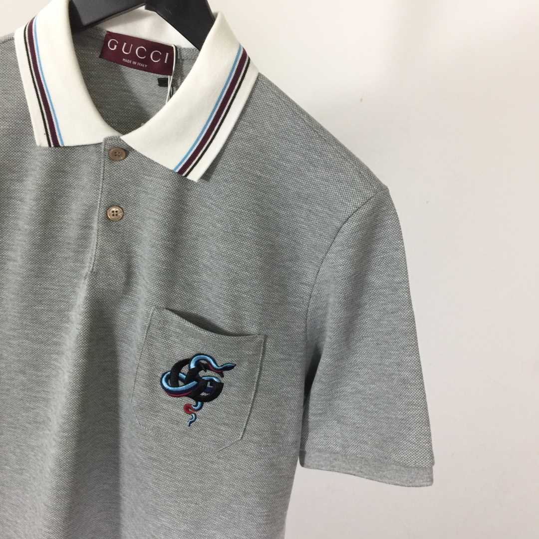 Gucci Cotton Polo Shirt  - FashionPlug