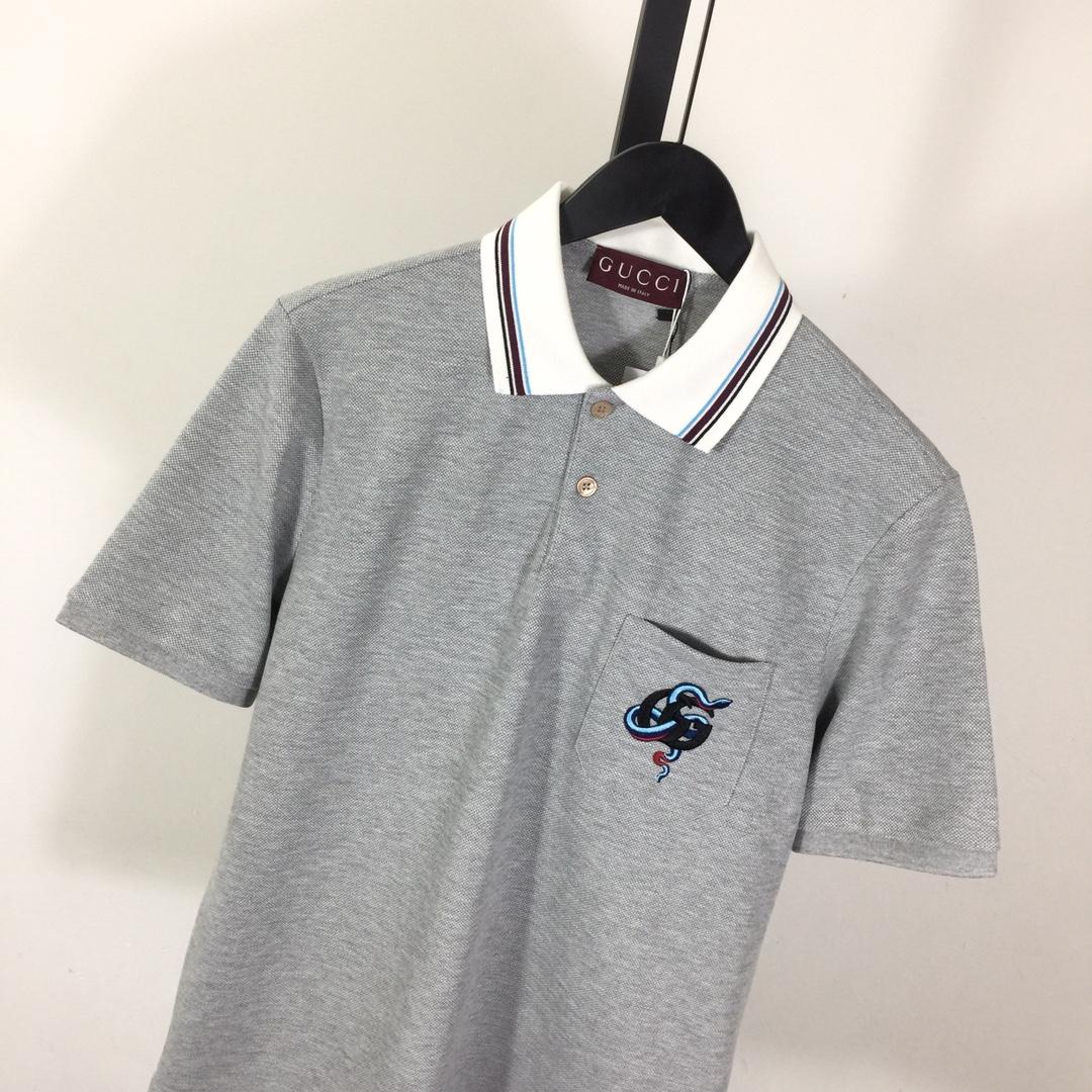 Gucci Cotton Polo Shirt  - FashionPlug