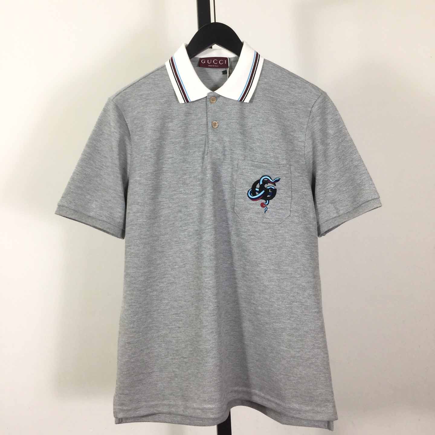 Gucci Cotton Polo Shirt  - FashionPlug