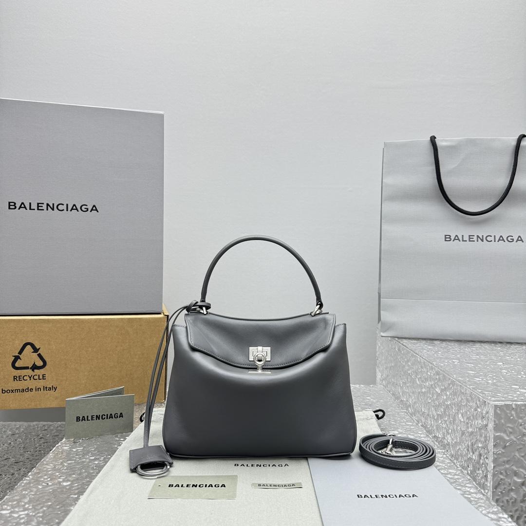 Balenciaga Rodeo Mini Handbag In Grey  - FashionPlug
