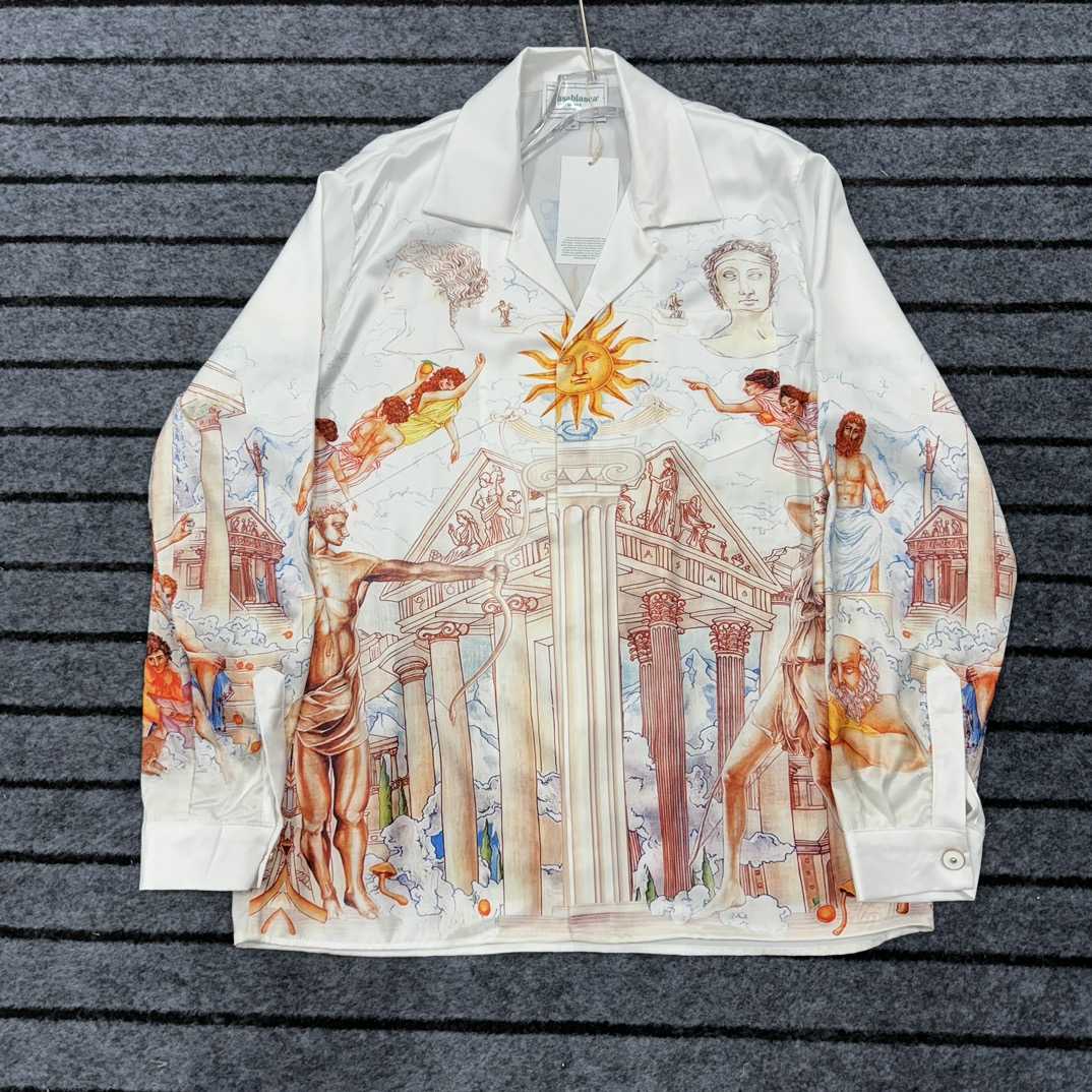 Casablanca Le Temple Du Savoir Shirt - FashionPlug