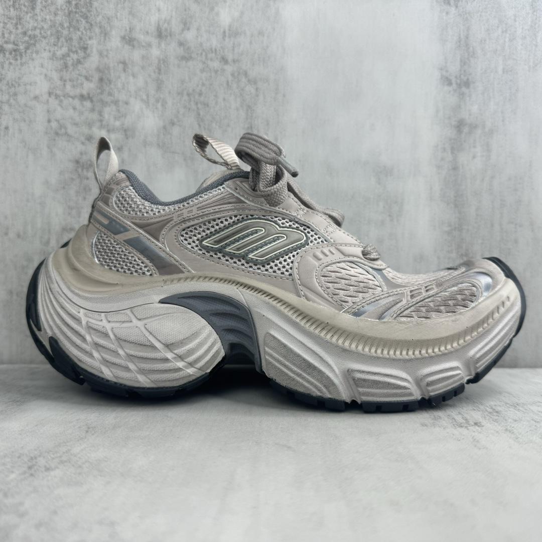 Balenciaga 6XL Sneaker In Taupe, Grey And Black - FashionPlug