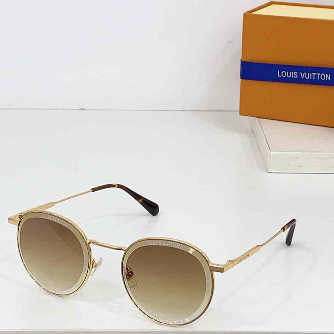 Louis Vuitton LV Super Vision Metal Round Sunglasses    Z2608U - FashionPlug