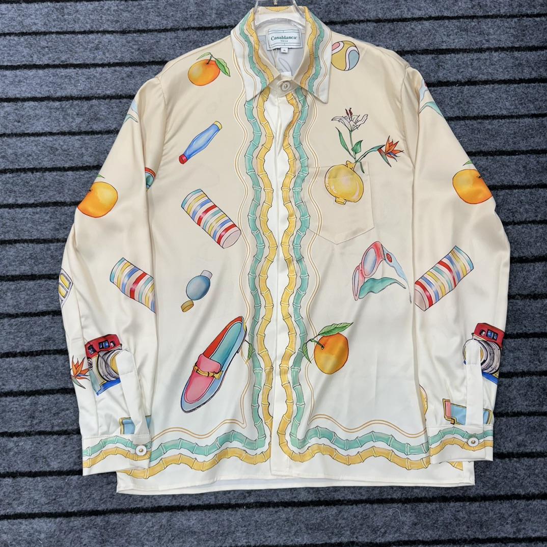 Casablanca All-over Printed Shirt  - FashionPlug