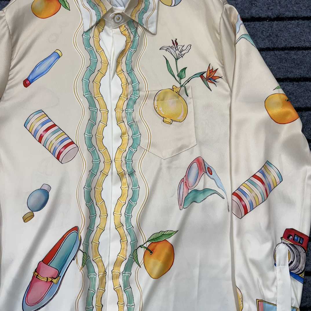 Casablanca All-over Printed Shirt  - FashionPlug