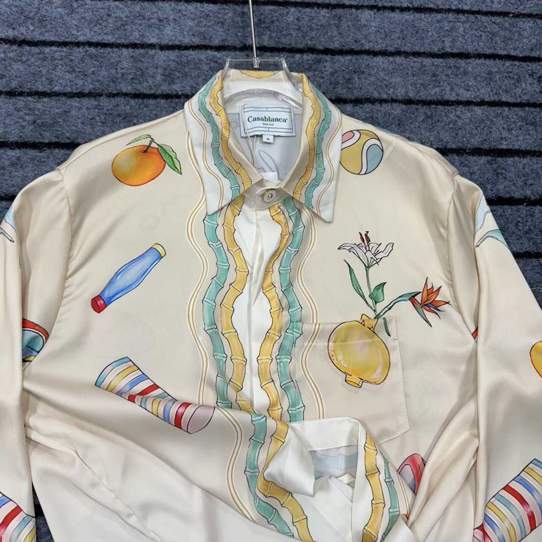 Casablanca All-over Printed Shirt  - FashionPlug