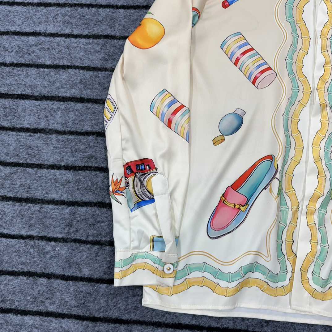 Casablanca All-over Printed Shirt  - FashionPlug