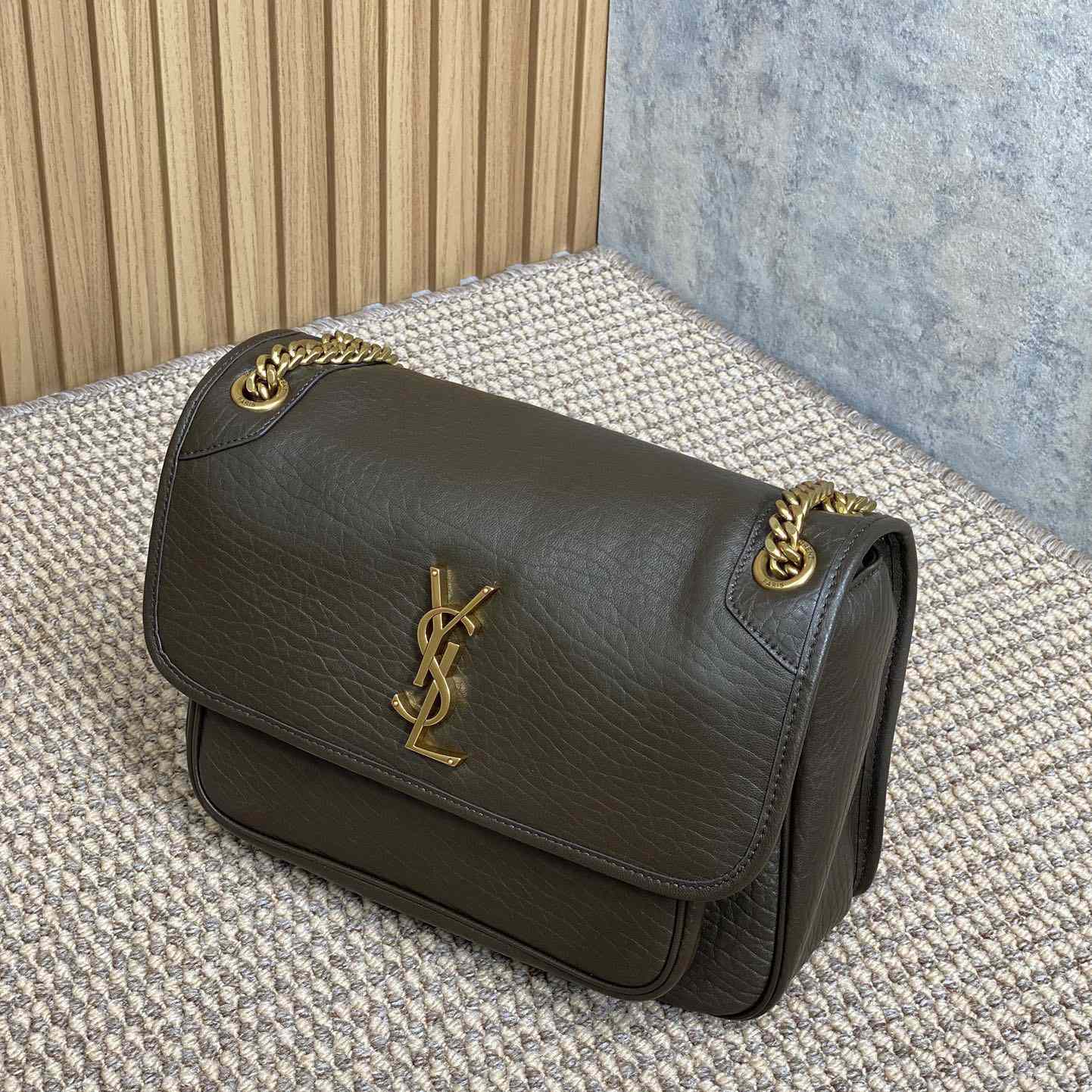 Saint Laurent Niki Medium In Grained Lambskin - FashionPlug