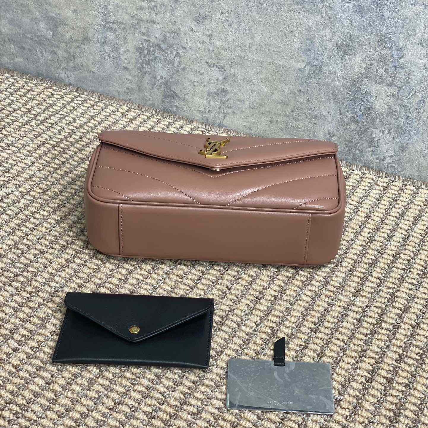 Saint Laurent Loulou Small In Matelasse Lambskin - FashionPlug