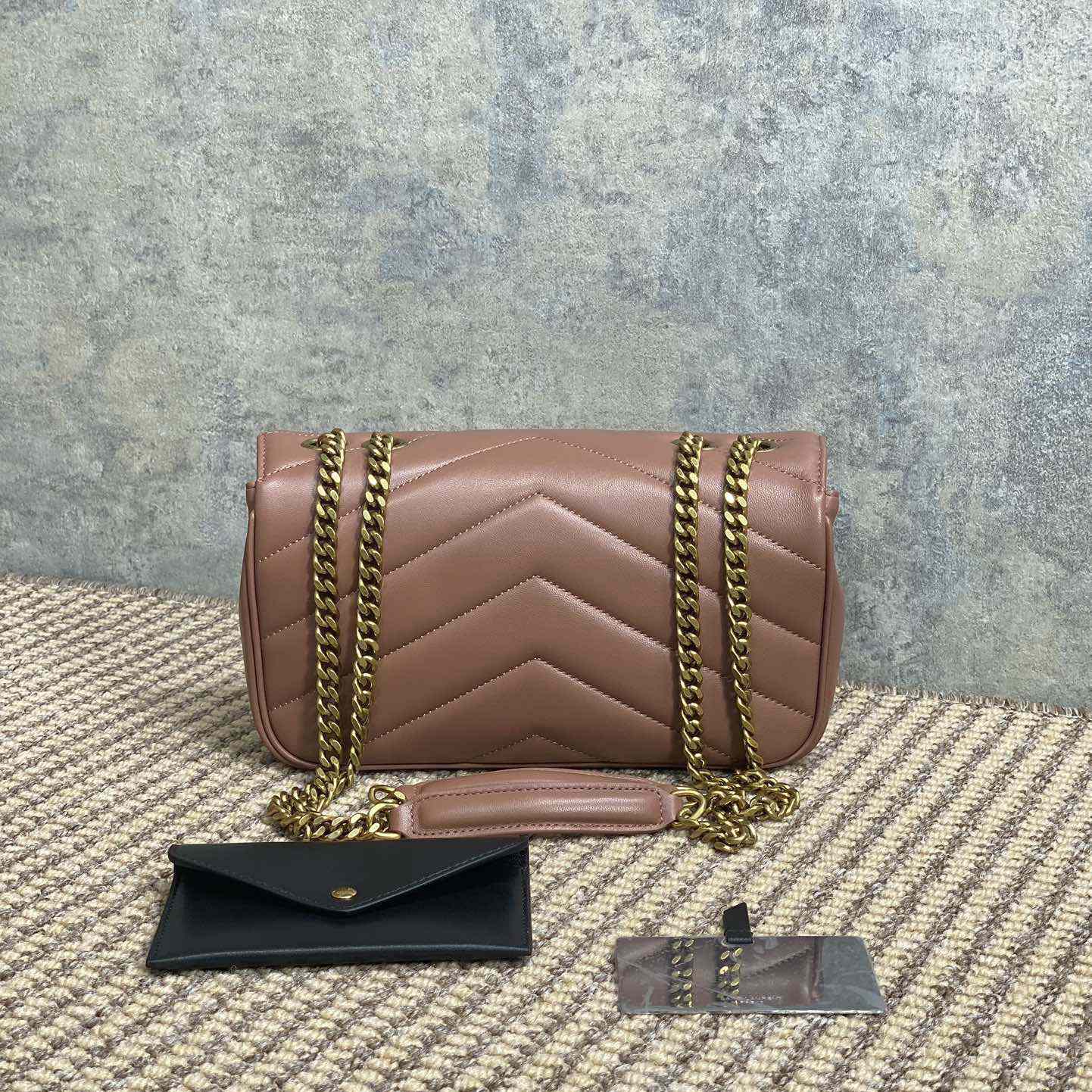 Saint Laurent Loulou Small In Matelasse Lambskin - FashionPlug