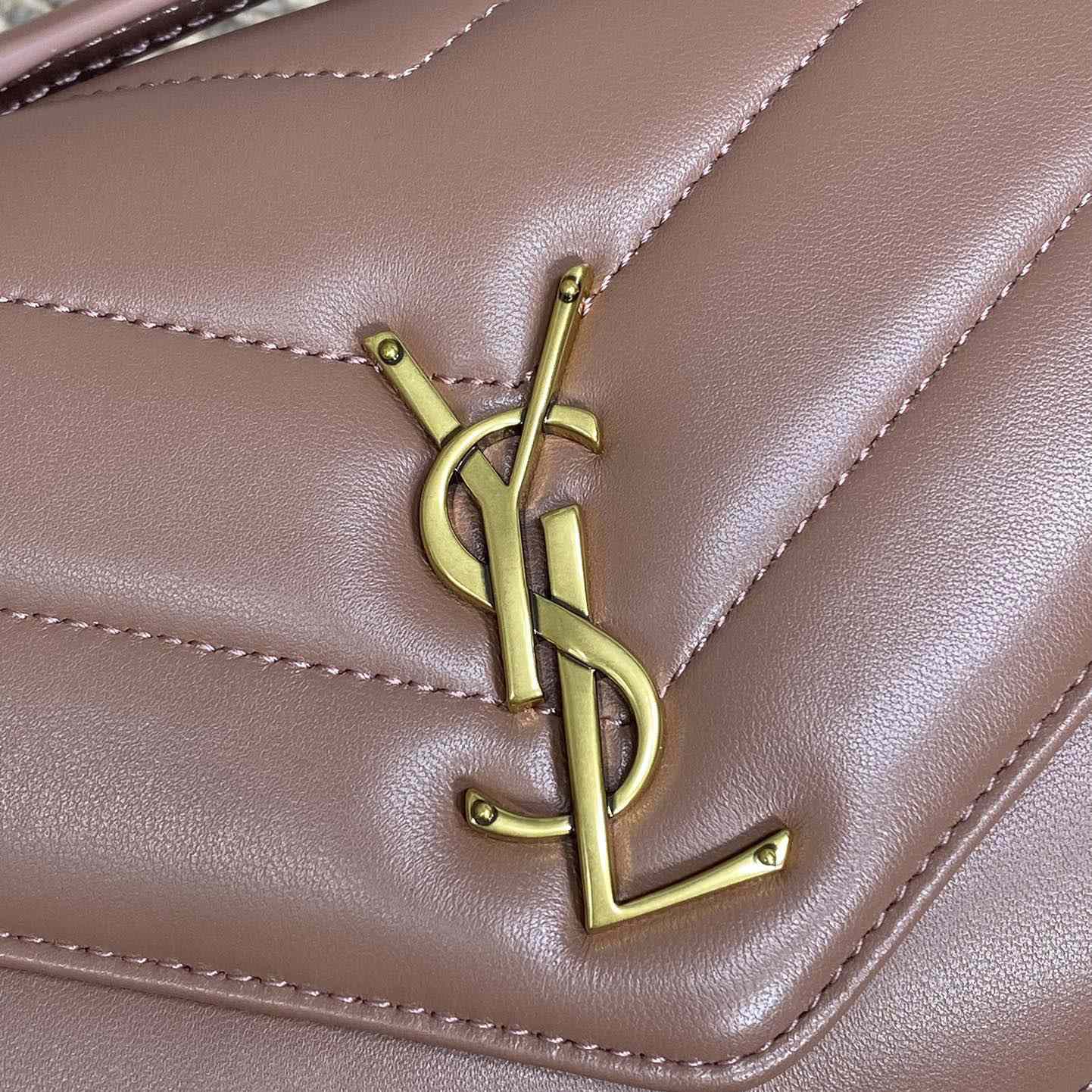 Saint Laurent Loulou Small In Matelasse Lambskin - FashionPlug