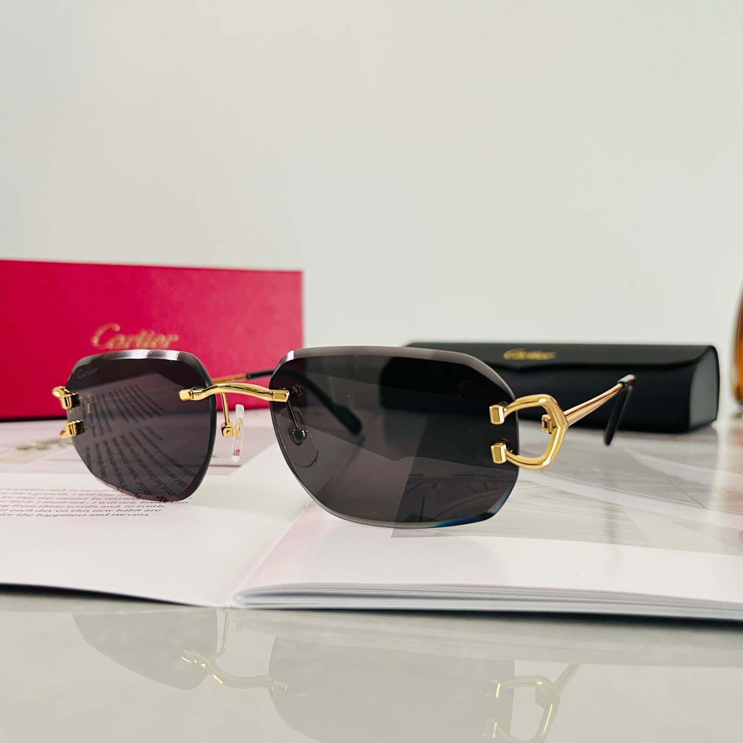 Cartier CT0468S Sunglasses    - FashionPlug