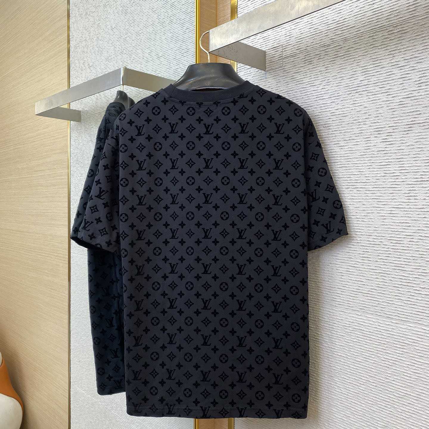 Louis Vuitton Graphic Jacquard Short-Sleeved Crewneck - FashionPlug