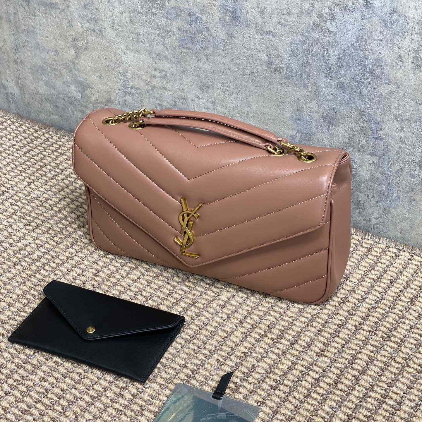 Saint Laurent Loulou Medium In Matelasse Lambskin - FashionPlug