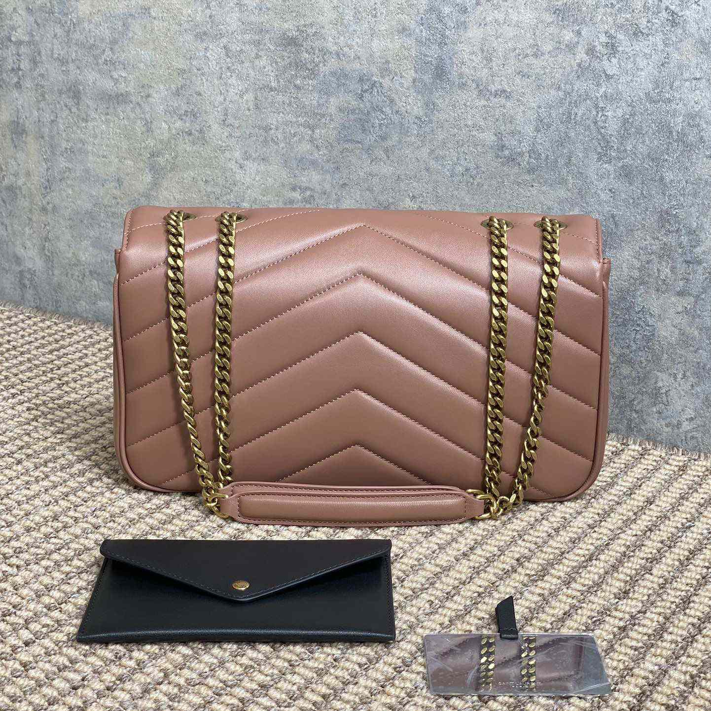 Saint Laurent Loulou Medium In Matelasse Lambskin - FashionPlug