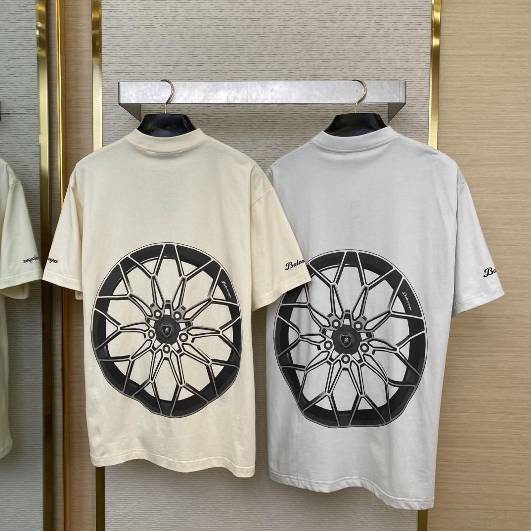 Balenciaga Automobili Lamborghini T-Shirt  - FashionPlug