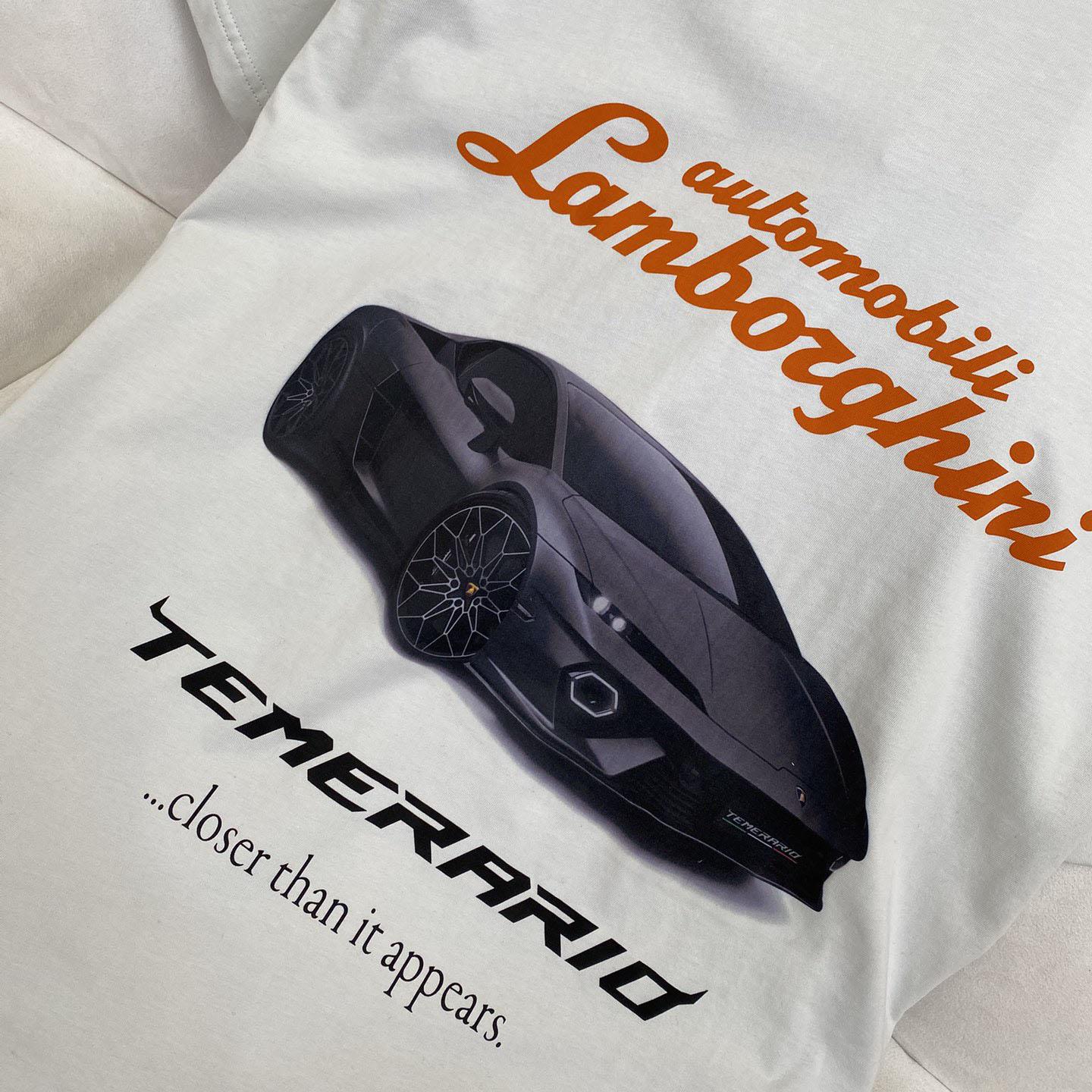 Balenciaga Automobili Lamborghini T-Shirt  - FashionPlug