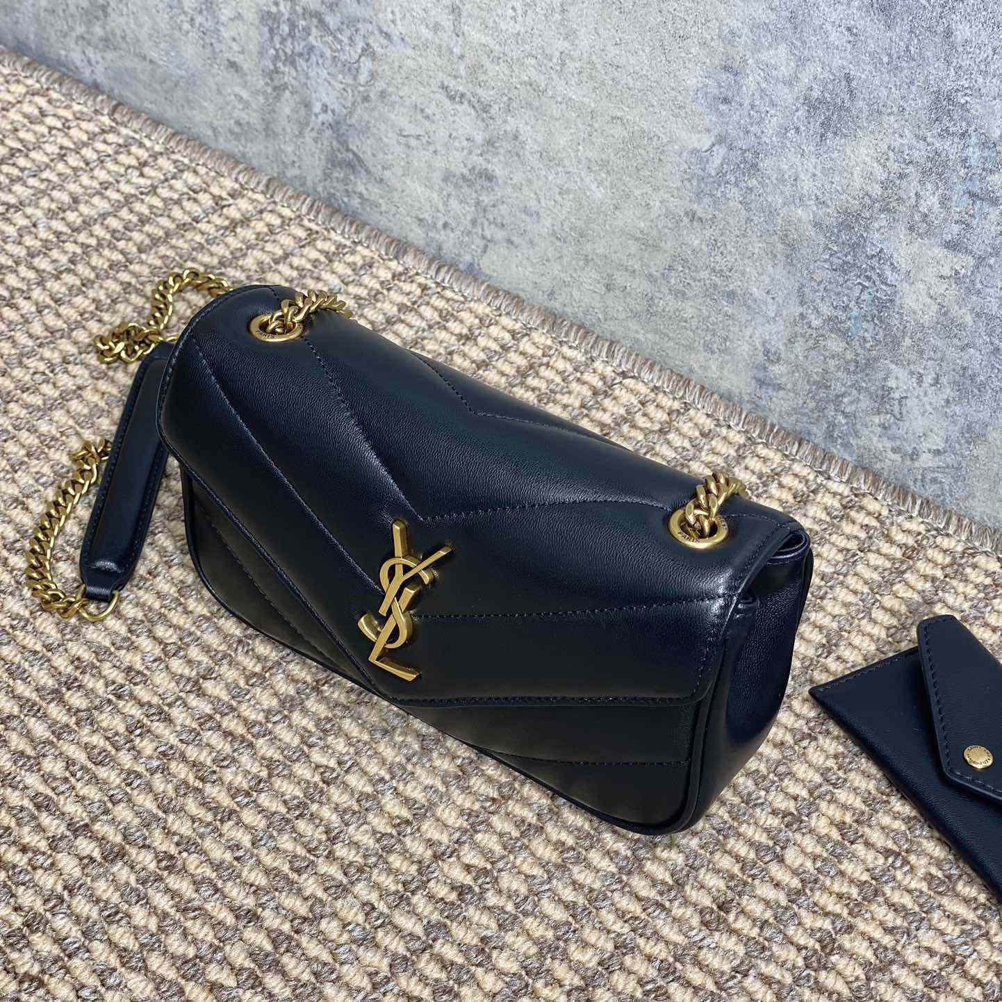 Saint Laurent Loulou Mini In Lambskin - FashionPlug