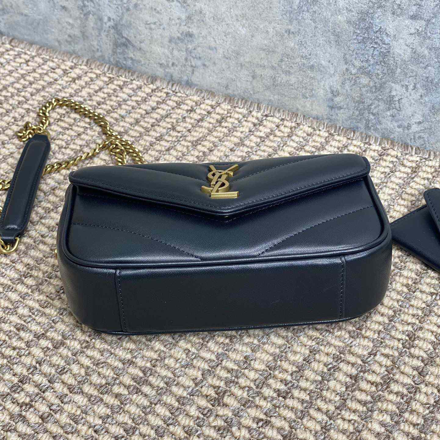 Saint Laurent Loulou Mini In Lambskin - FashionPlug
