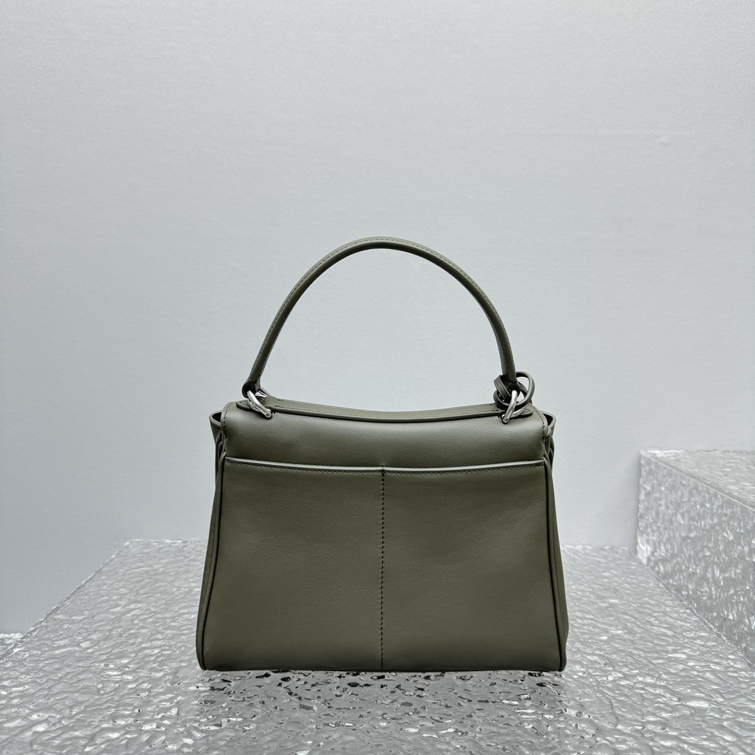 Balenciaga Rodeo Mini Handbag In Khaki   - FashionPlug