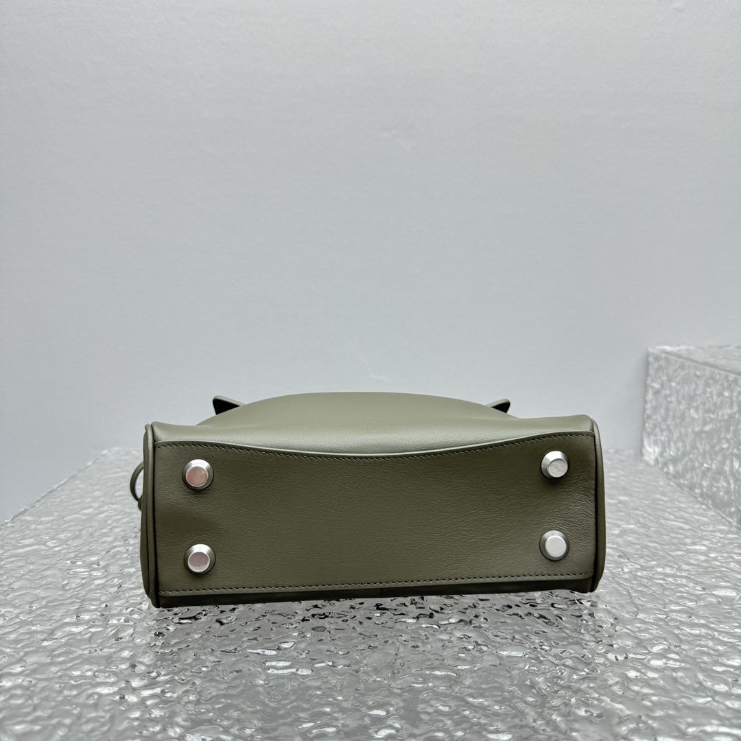 Balenciaga Rodeo Mini Handbag In Khaki   - FashionPlug