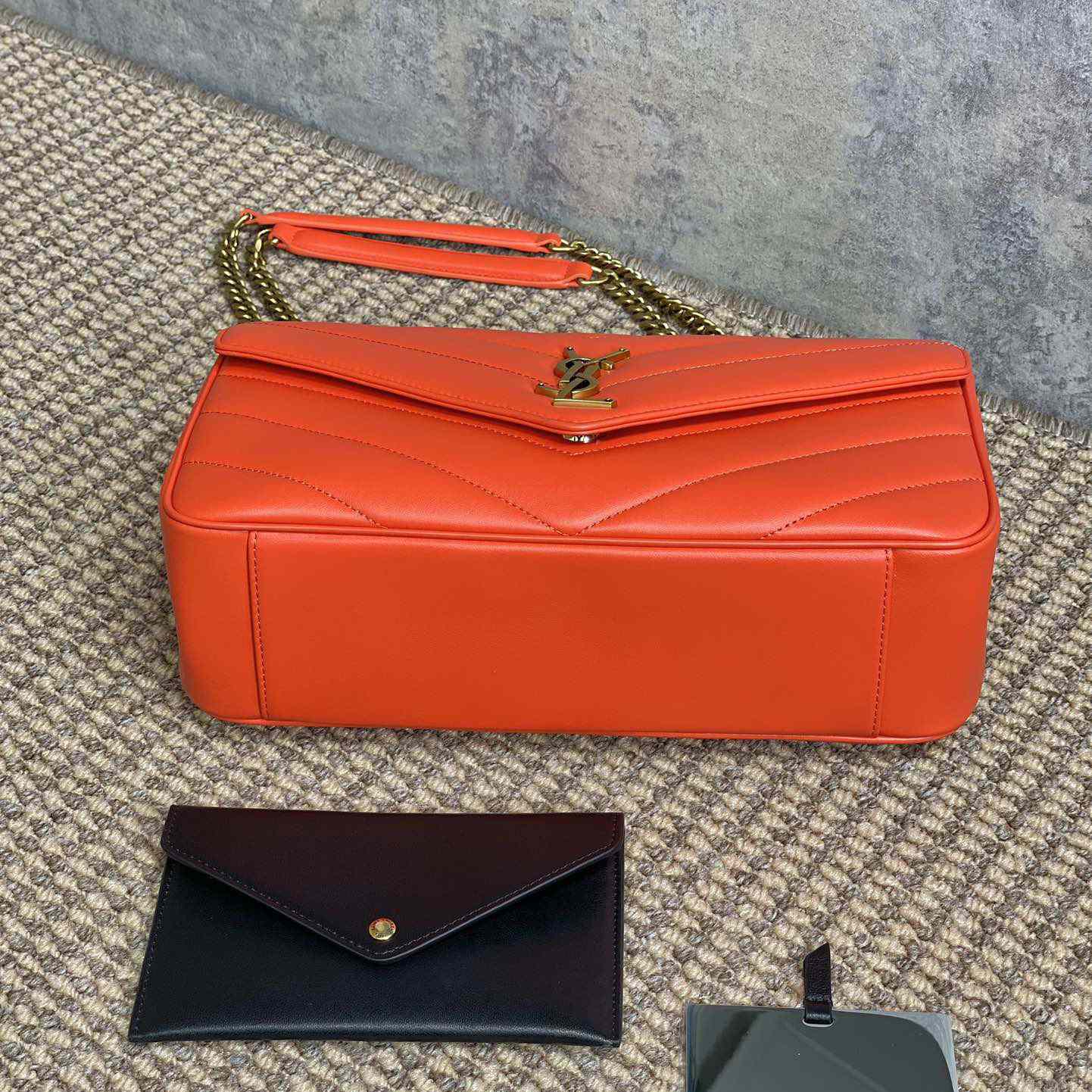 Saint Laurent Loulou Medium In Matelasse Lambskin - FashionPlug