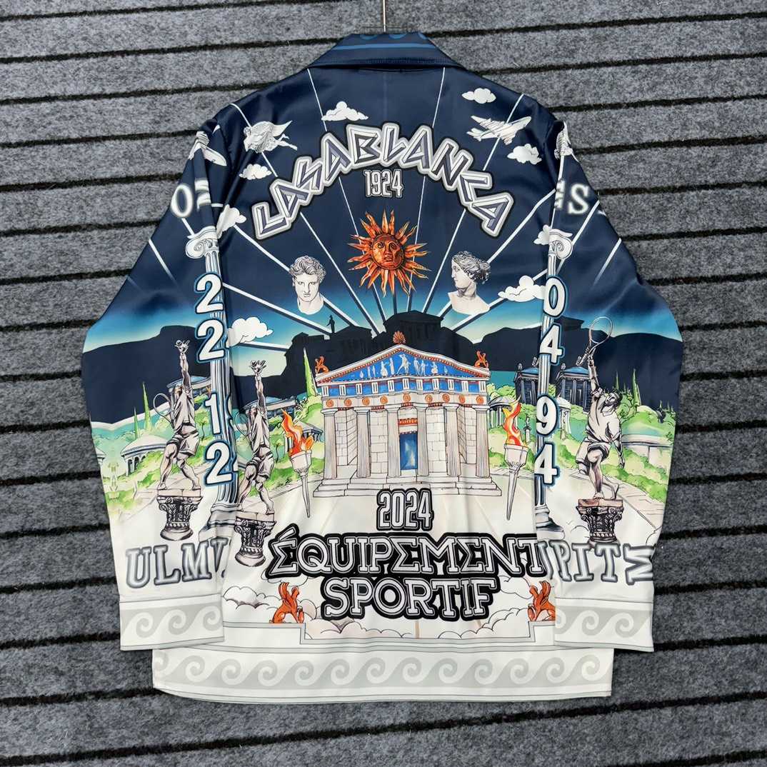 Casablanca Le Temple Du Sport Shirt  - FashionPlug