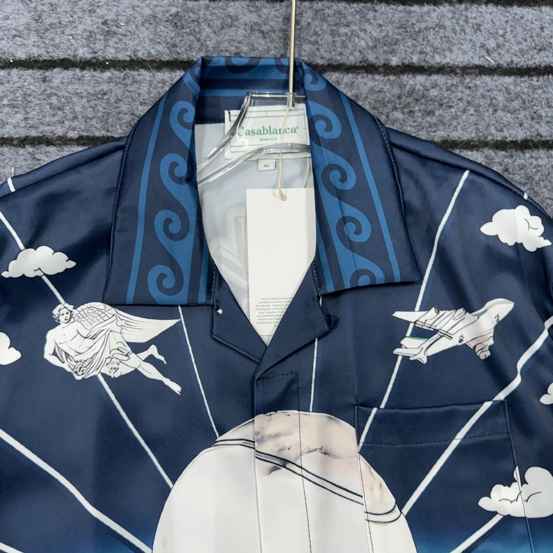 Casablanca Le Temple Du Sport Shirt  - FashionPlug