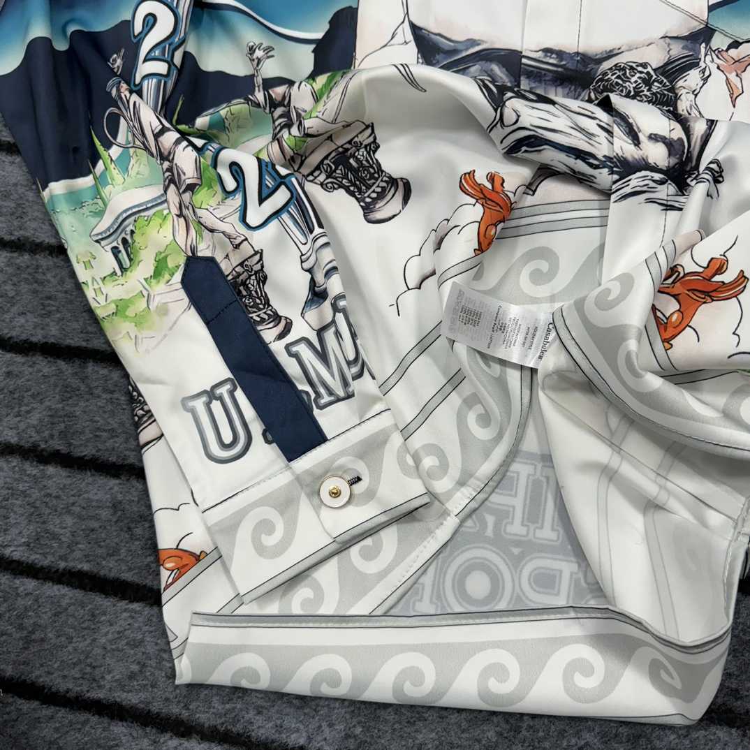 Casablanca Le Temple Du Sport Shirt  - FashionPlug