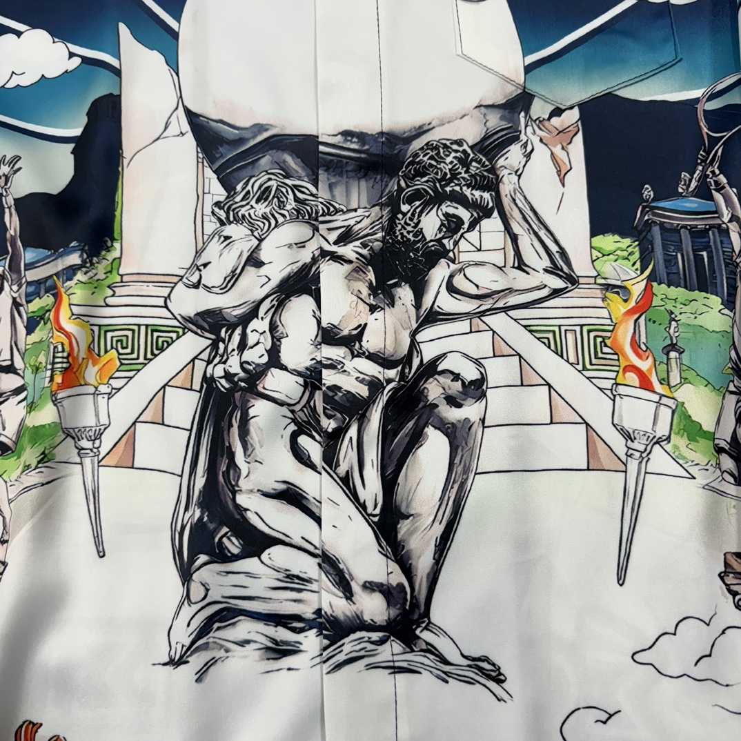 Casablanca Le Temple Du Sport Shirt  - FashionPlug