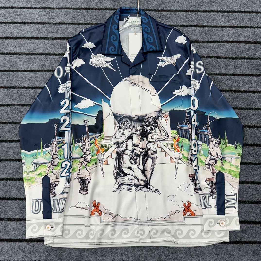 Casablanca Le Temple Du Sport Shirt  - FashionPlug