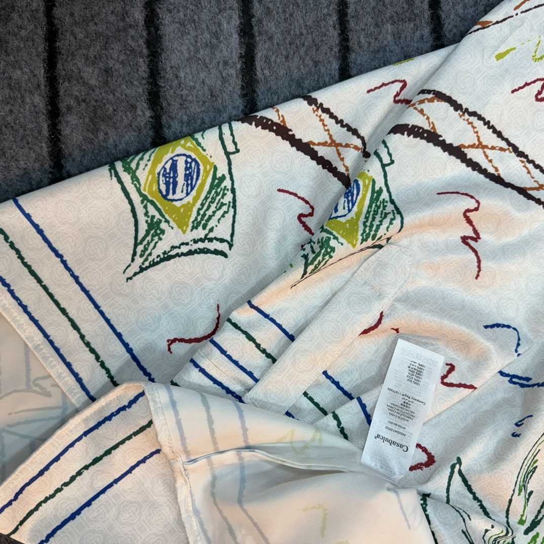 Casablanca Crayon Tennis Club Shirt  - FashionPlug