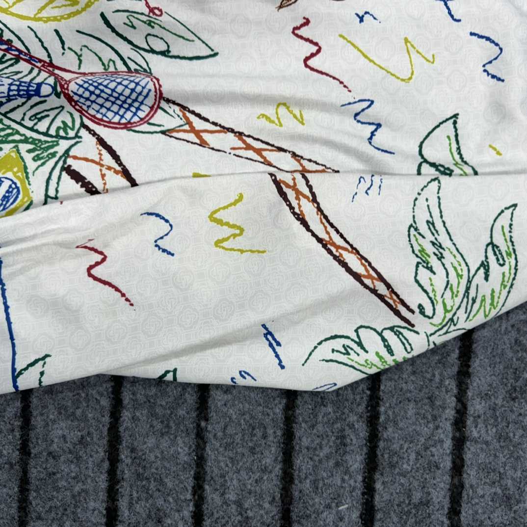Casablanca Crayon Tennis Club Shirt  - FashionPlug