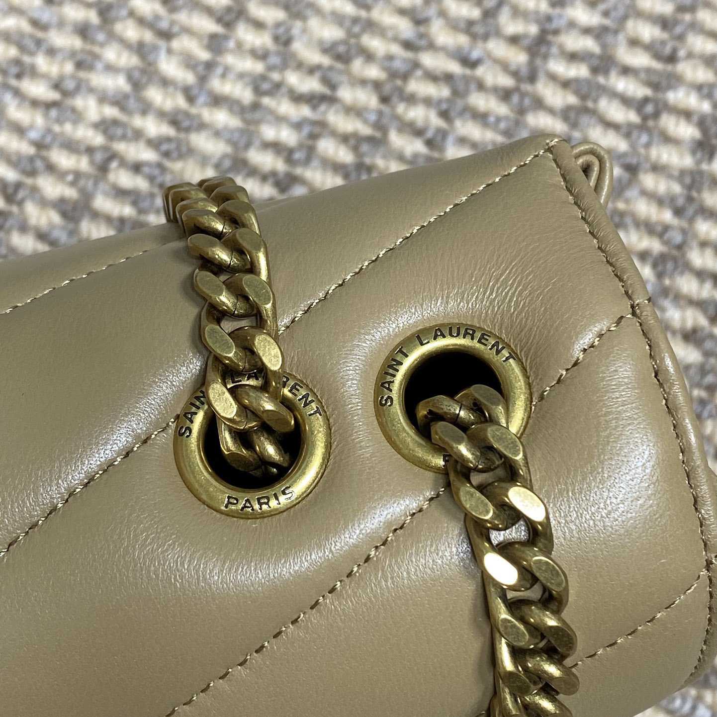 Saint Laurent Loulou Small In Matelasse Lambskin - FashionPlug