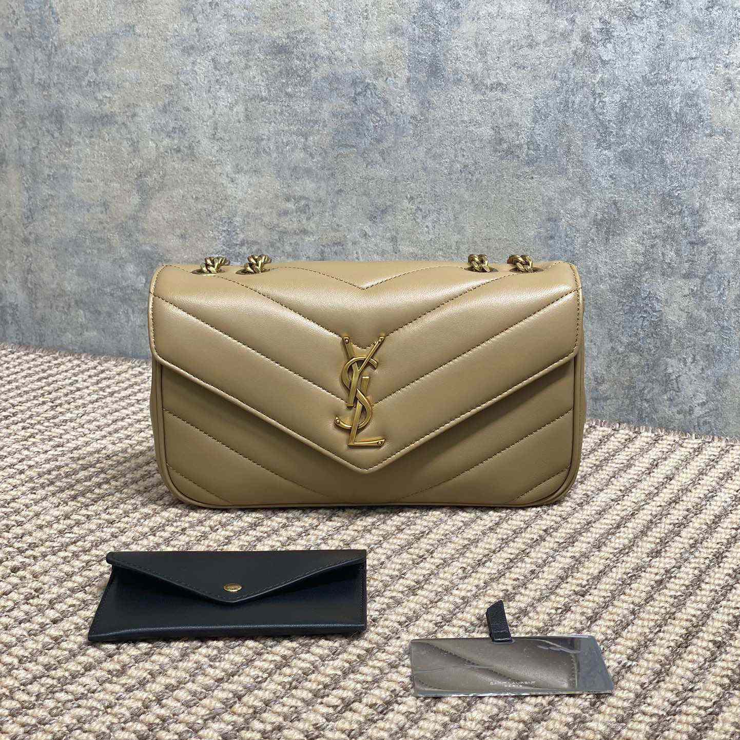 Saint Laurent Loulou Small In Matelasse Lambskin - FashionPlug