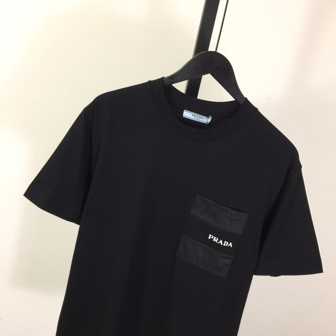 Prada Cotton  T-shirt  - FashionPlug