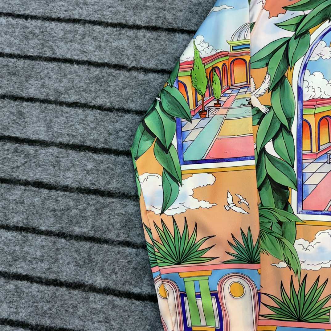 Casablanca Male Multi Silk Shirts - FashionPlug
