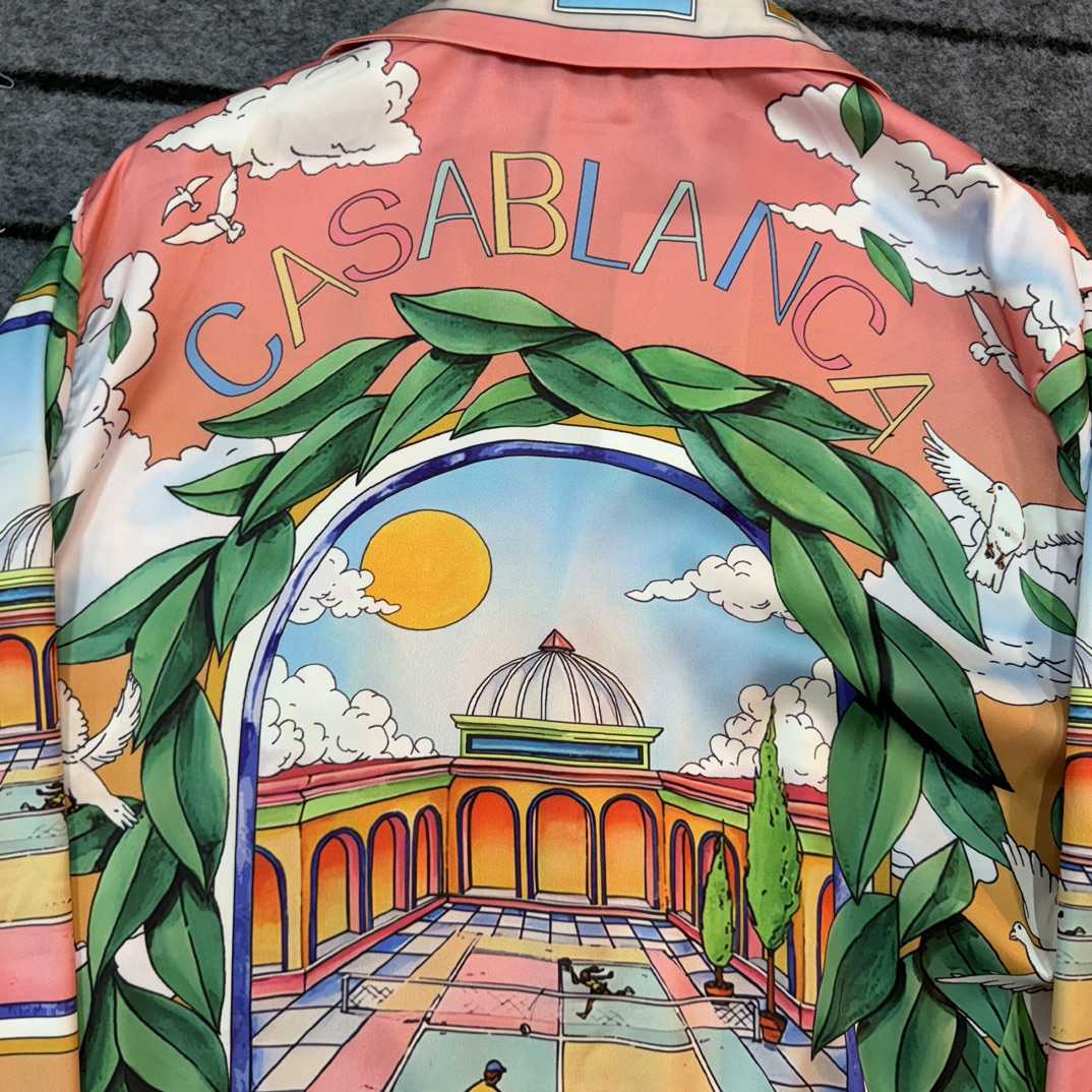 Casablanca Male Multi Silk Shirts - FashionPlug