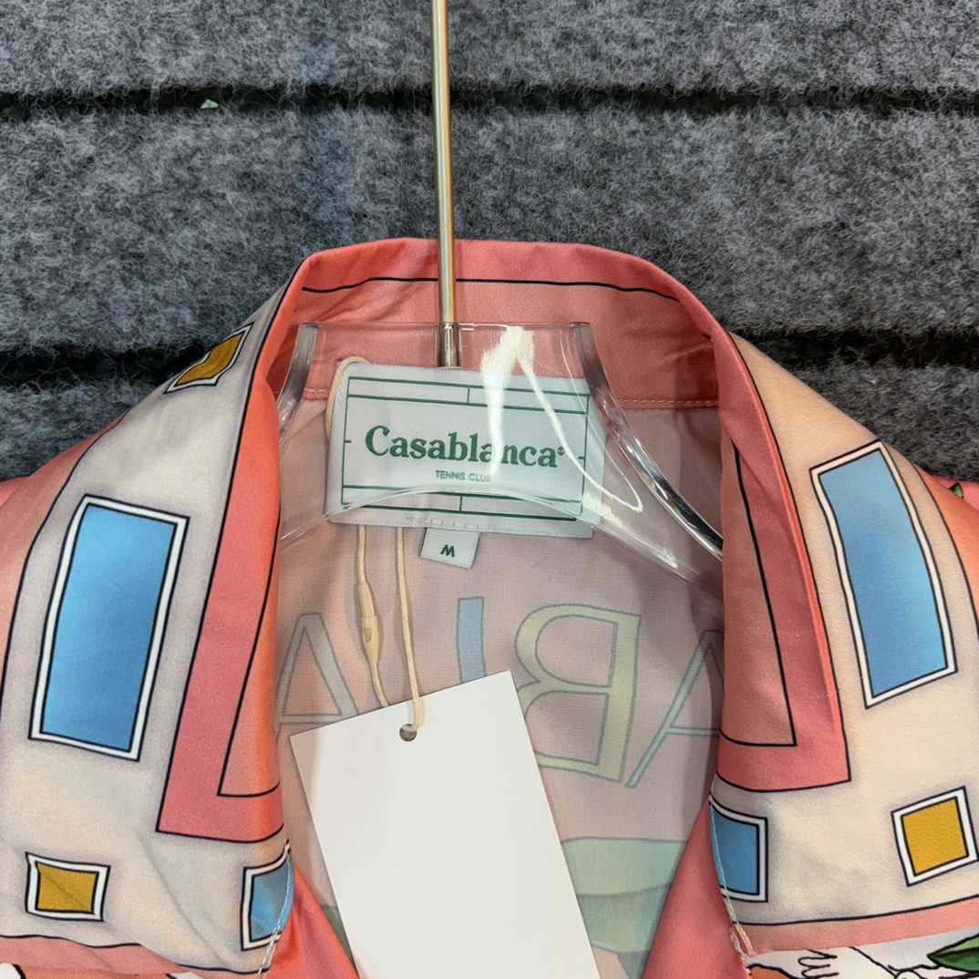 Casablanca Male Multi Silk Shirts - FashionPlug