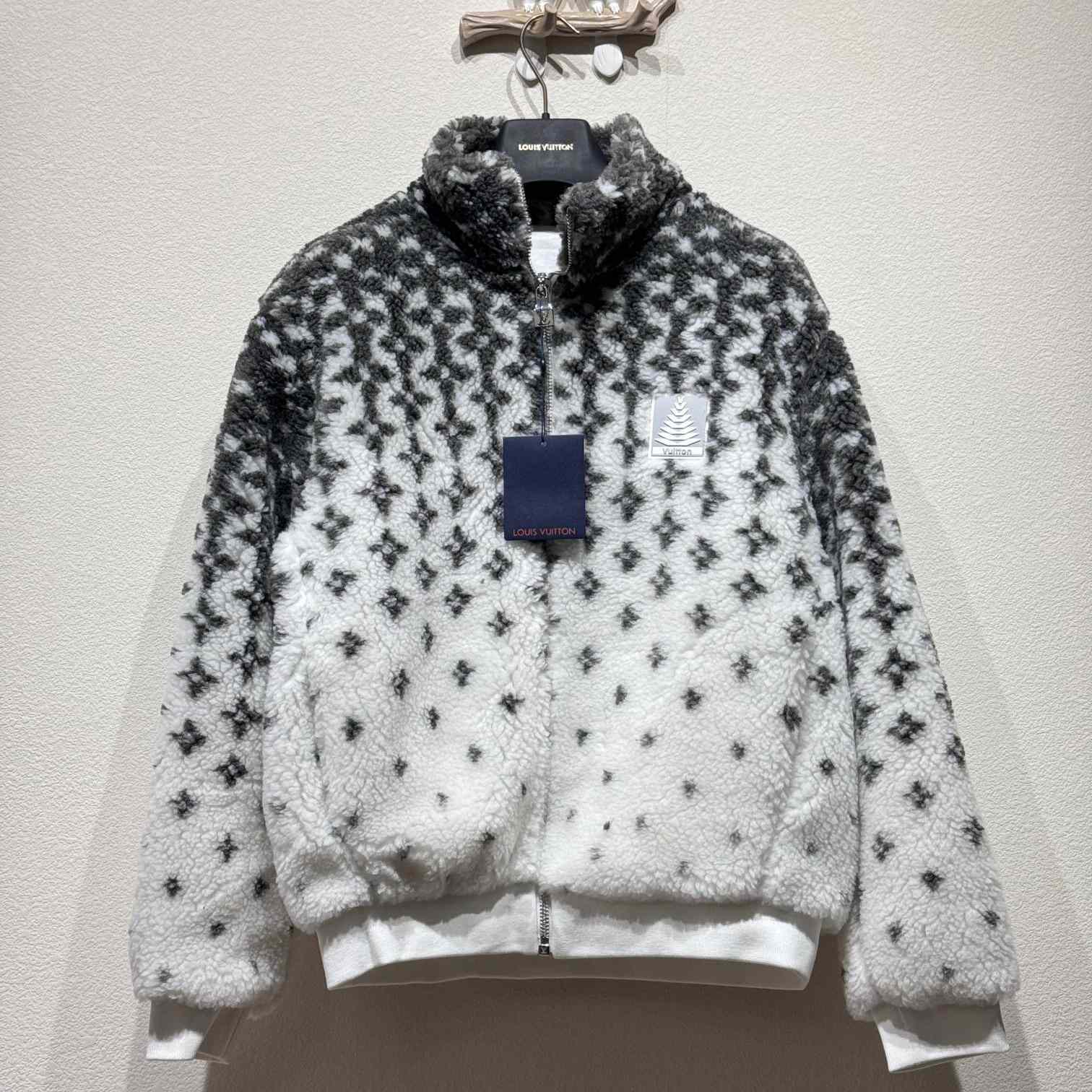 Louis Vuitton Monogram Fleece Jacket   - FashionPlug