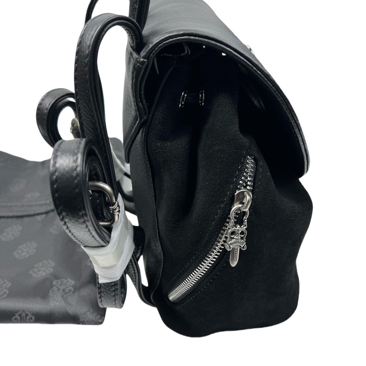 Chrome Hearts Leather-Trimmed Iggy Backpack - FashionPlug