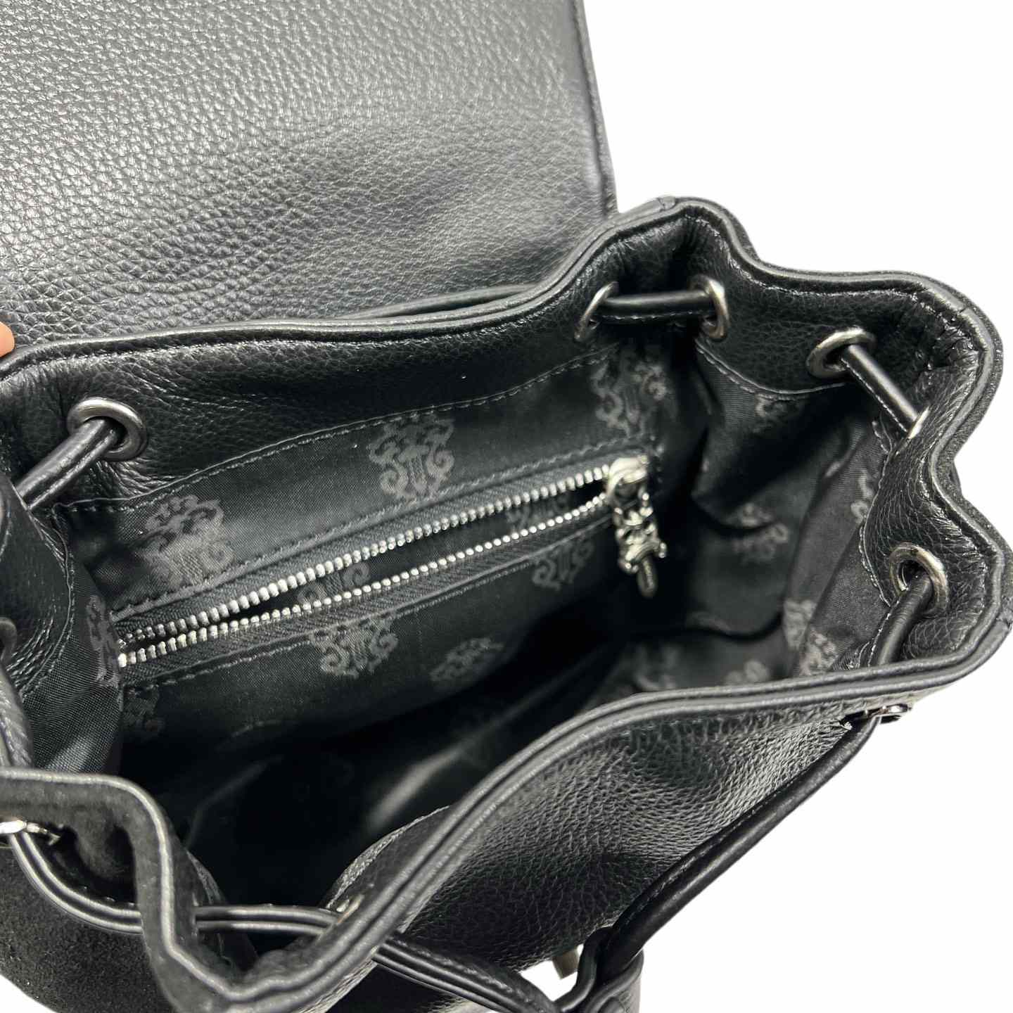 Chrome Hearts Leather-Trimmed Iggy Backpack - FashionPlug